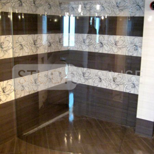 Curved Shower Screen