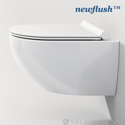 Компактна конзолна тоалетна чиния Sfera 50 newflush 