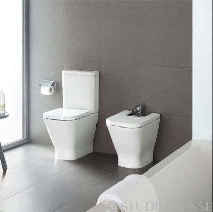 The Gap SQUARE Close Coupled Toilet 65 Back-to-Wall