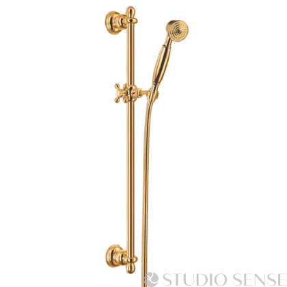 Bella Shower with rail Yellow Gold