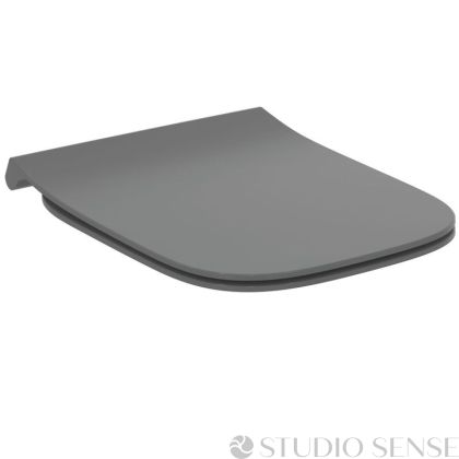 i.Life B Slim Grey Soft-Closing Seat/Cover for Toilet