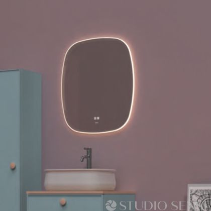 LED Mirror Amorphous Anti-Fog