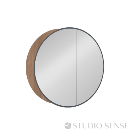 Шкаф-огледало за баня Sogno 62 Walnut 
