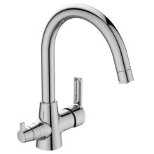 Calista Double Lever Kitchen Mixer Tap for Filthering 