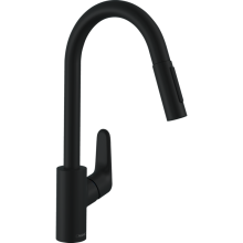 Focus M41 Black Kitchen Mixer Pull-out Tap