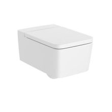 Конзолна тоалетна Inspira 56 SQUARE Rimless бял мат 