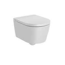 Конзолна тоалетна Inspira 48 ROUND Rimless Compact перлено сиво