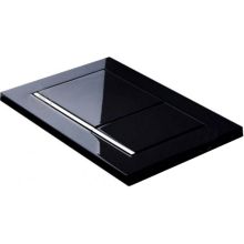 Sigma 30 Flush Plate Glossy Black/Chrome