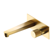 Contour Brushed Yellow Gold Concealed Single Lever Basin Mixer