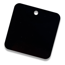 Кръгло LED огледало Valo Black с черна рамка 