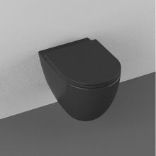 Конзолна черна тоалетна чиния Infinity 53 Rimless 