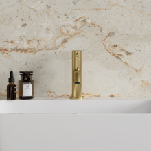 Y 80 Brushed Gold Single Lever Mixer Tap