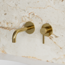 Y Brushed Gold Single Lever Concealed Mixer