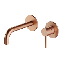 Y Brushed Copper Single Lever Concealed Mixer