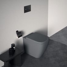 i.Life B RimLS+ Glossy Grey Floor Standing Toilet