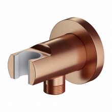  UNI R Brushed Copper Shower Connection Holder
