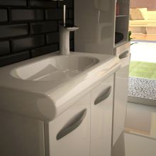 Elea 55|60 PVC Bathroom Cabinet