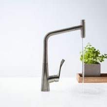 Metris 320 Select Steel Pull-out Kitchen Mixer Tap