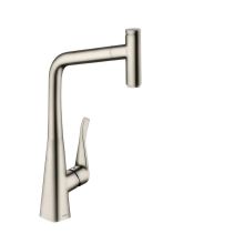 Metris 320 Select Steel Pull-out Kitchen Mixer Tap