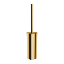 Modern Project Brushed Yellow Gold Toilet Brush Set