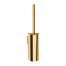 Modern Project Brushed Yellow Gold Toilet Brush Set