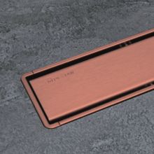 Primo Compact Line Rose Gold Linear Shower Drain