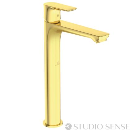 Connect Air 240 Vessel Gold Tall Mixer Tap 