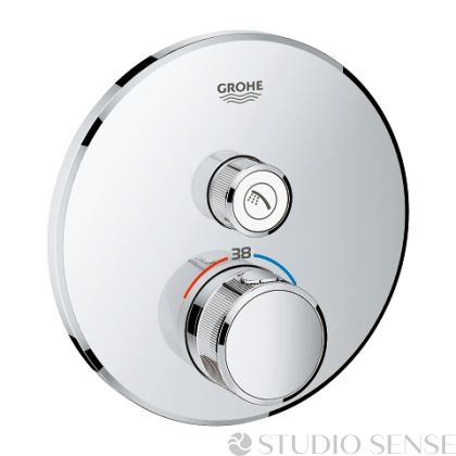 Grohtherm SmartControl ① Chrome Thermostatic Concealed Shower Mixer 