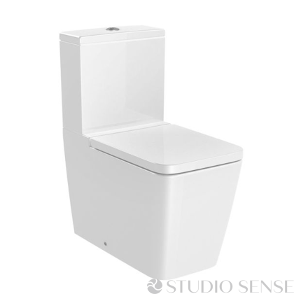 Inspira SQUARE Close Coupled Toilet 65 Back-to-Wall