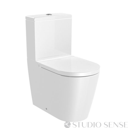 Inspira ROUND Close Coupled Toilet 65 Back-to-Wall