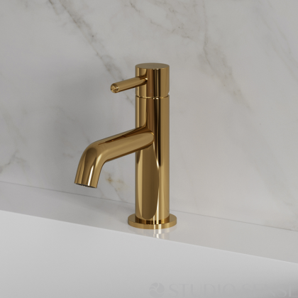 Y 80 Yellow Gold Single Lever Gold Mixer Tap