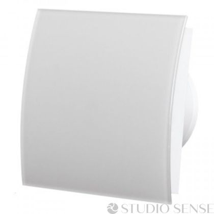 MM-P/06 105 Designer Exhausting Fan White Curved Glass