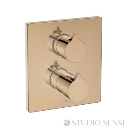 Insignia Rose Gold Concealed Thermostatic Shower Mixer