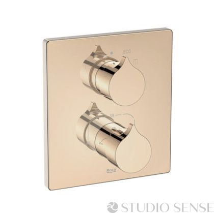 Insignia Rose Gold Shower/Bath Concealed Thermostatic Mixer