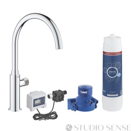 Смесител за кухня Blue Pure Mono с филтрираща система за пречистване на питейната вода 