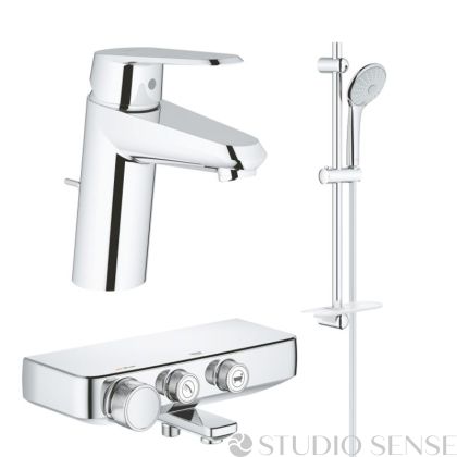 Комплект смесители за баня и душ Eurodisc Cosmopolitan Smart Control, с термостат