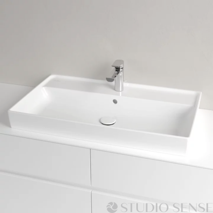Collaro 80 Alpin White Hung Washbasin