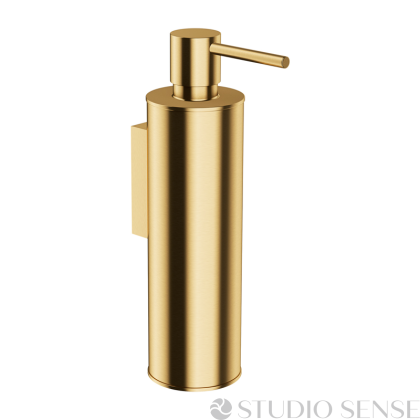 Modern Project Brushed Yellow Gold Soap Dispenser