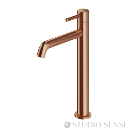 Y 225 Brushed Copper Single Lever Mixer Tap
