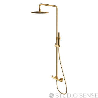 Y Brushed Gold 250 Shower System
