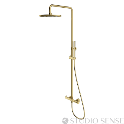 Златна душ-система Y Brushed Brass 250 