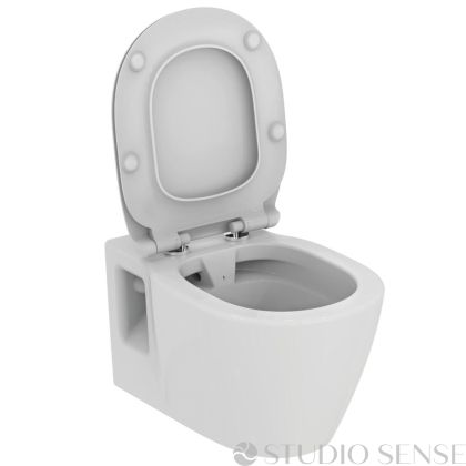 Конзолна тоалетна чиния Connect 55 без ринг