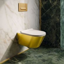 Златна тоалетна чиния Gold White newflush™
