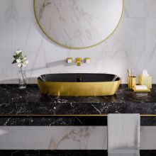 Мивка за баня Green Lux златно и черно