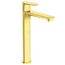 Connect Air 240 Vessel Gold Tall Mixer Tap 