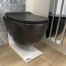 Черна тоалетна чиния File 2.0 Rimless 