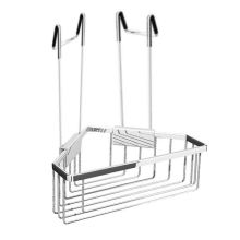 Corner Cosmetic Basket with Hook for Glass