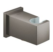 Euphoria Cube Brushed hard Graphite Shower Outlet Elbow