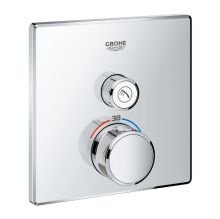 Grohtherm SmartControl ① White Thermostatic Concealed Shower Mixer 