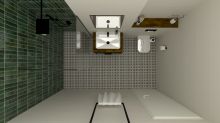 LOOK GLOSSY INSPIRATION интериорен проект за баня 